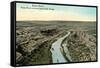 Pecos River from High Bridge-null-Framed Stretched Canvas