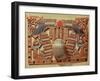 Pectoral Decorated with the Winged Scarab Protected by Isis and Nephthys-null-Framed Giclee Print