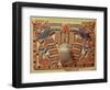 Pectoral Decorated with the Winged Scarab Protected by Isis and Nephthys-null-Framed Giclee Print