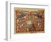 Pectoral Decorated with the Winged Scarab Protected by Isis and Nephthys-null-Framed Giclee Print