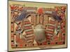Pectoral Decorated with the Winged Scarab Protected by Isis and Nephthys-null-Mounted Giclee Print