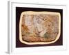 Pectoral of the King and a Courtier from Tikal-Mayan-Framed Giclee Print