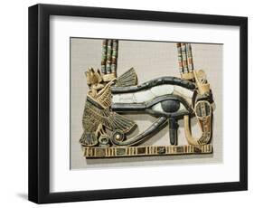 Pectoral of the Sacred Eye Flanked by Serpent Goddess and Vulture Goddess, Egypt, North Africa-Robert Harding-Framed Photographic Print