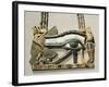 Pectoral of the Sacred Eye Flanked by Serpent Goddess and Vulture Goddess, Egypt, North Africa-Robert Harding-Framed Photographic Print