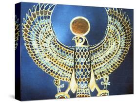 Pectoral Showing the God Horus, Ancient Egyptian, 18th Dynasty, C1325 Bc-null-Stretched Canvas