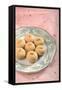 Peda - an Indian Popular Sweet Made with Milk-satel-Framed Stretched Canvas