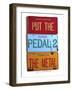 Pedal 2 The Metal-Gregory Constantine-Framed Giclee Print