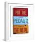 Pedal 2 The Metal-Gregory Constantine-Framed Giclee Print