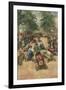 Pedal Car Race, Bologna-Achille Beltrame-Framed Premium Giclee Print