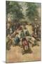 Pedal Car Race, Bologna-Achille Beltrame-Mounted Premium Giclee Print