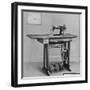 Pedal Foot Singer Sewing Machine-null-Framed Photographic Print