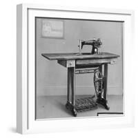 Pedal Foot Singer Sewing Machine-null-Framed Photographic Print