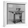 Pedal Foot Singer Sewing Machine-null-Framed Photographic Print