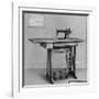 Pedal Foot Singer Sewing Machine-null-Framed Photographic Print