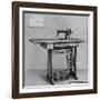 Pedal Foot Singer Sewing Machine-null-Framed Photographic Print