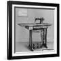 Pedal Foot Singer Sewing Machine-null-Framed Photographic Print