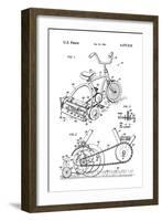 Pedal Operated Mower, No Fossil Fuels Used-null-Framed Giclee Print