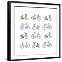 Pedal Power, 2012-Sarah Hough-Framed Art Print