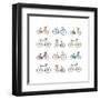 Pedal Power, 2012-Sarah Hough-Framed Art Print