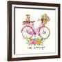 Pedals + Pooches-Jin Jing-Framed Art Print