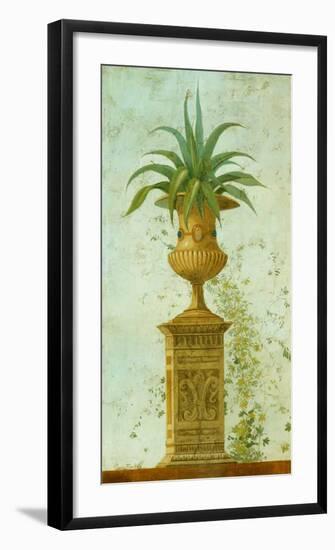 Pedastale con Plantas-Javier Fuentes-Framed Art Print