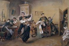 Dance at the loft-Peder Balke-Giclee Print