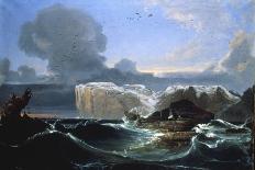 Fjord Landscape with Waterfall-Peder Balke-Giclee Print