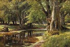 Summerday at the Stream-Peder Mork Monsted-Giclee Print