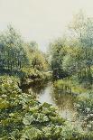 A Wooded River Landscape, 1893-Peder Mork Monsted-Giclee Print