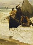 Fisherman Returning Home, Skagen, 1885-Peder Severin Kröyer-Giclee Print