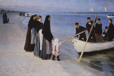 Fisherman Returning Home, Skagen, 1885-Peder Severin Kröyer-Giclee Print