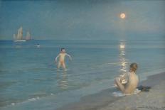 Boys Bathing at Skagen. Summer Evening, 1899-Peder Severin Krøyer-Giclee Print