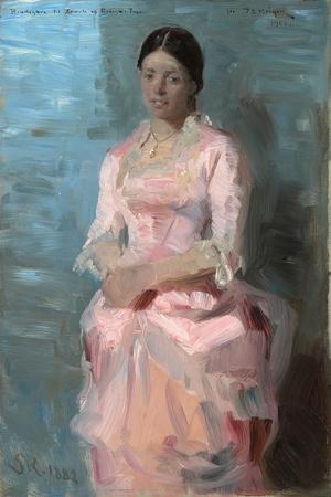 Portrait of Frederikke Tuxen, 1882