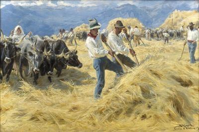 Threshing in the Abruzzi, 1890