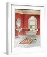 Pedestal Bathroom I-Ron Jenkins-Framed Art Print