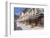 Pedestrian area Bismarckstrasse, Bad Wildbad, Black Forest, Baden-Wurttemberg, Germany-Markus Lange-Framed Photographic Print