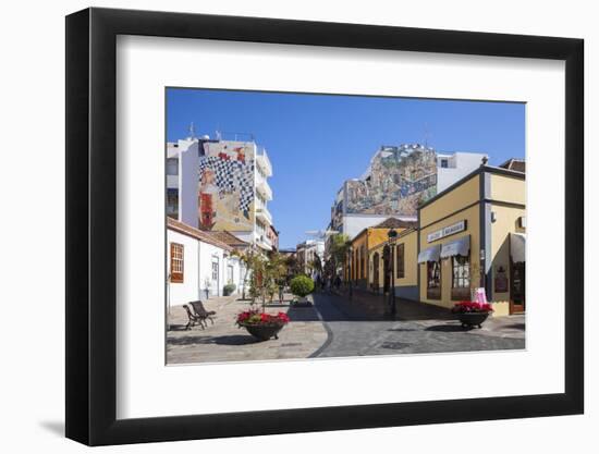 Pedestrian Area in the Old Town of Los Llanos, La Palma, Canary Islands, Spain, Europe-Gerhard Wild-Framed Photographic Print