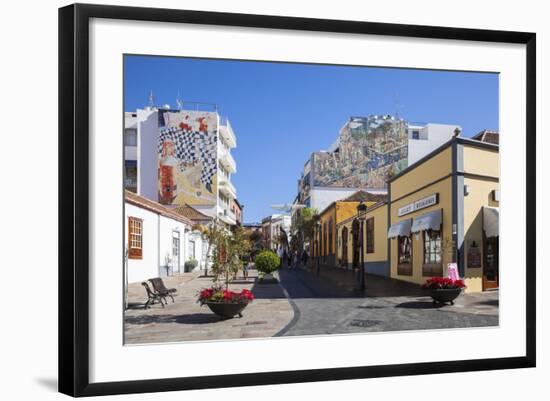 Pedestrian Area in the Old Town of Los Llanos, La Palma, Canary Islands, Spain, Europe-Gerhard Wild-Framed Photographic Print