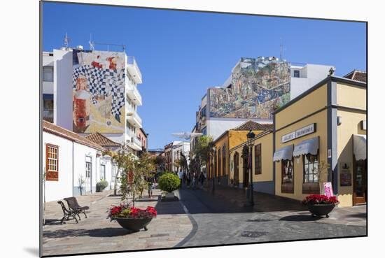 Pedestrian Area in the Old Town of Los Llanos, La Palma, Canary Islands, Spain, Europe-Gerhard Wild-Mounted Photographic Print