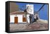 Pedestrian Area in the Old Town of Los Llanos, La Palma, Canary Islands, Spain, Europe-Gerhard Wild-Framed Stretched Canvas