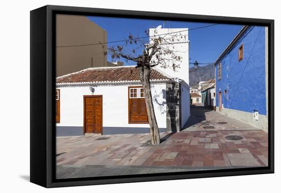 Pedestrian Area in the Old Town of Los Llanos, La Palma, Canary Islands, Spain, Europe-Gerhard Wild-Framed Stretched Canvas