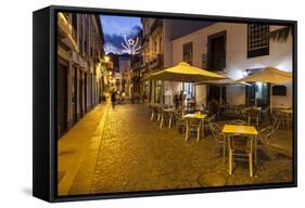 Pedestrian Area, Santa Cruz De La Palma, La Palma, Canary Islands, Spain, Europe-Gerhard Wild-Framed Stretched Canvas