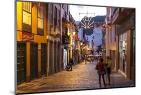 Pedestrian Area, Santa Cruz De La Palma, La Palma, Canary Islands, Spain, Europe-Gerhard Wild-Mounted Photographic Print