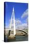 Pedestrian Bridge over the Commerce Basin, Le Havre, Normandy, France, Europe-Richard Cummins-Stretched Canvas