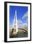 Pedestrian Bridge over the Commerce Basin, Le Havre, Normandy, France, Europe-Richard Cummins-Framed Photographic Print