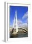 Pedestrian Bridge over the Commerce Basin, Le Havre, Normandy, France, Europe-Richard Cummins-Framed Photographic Print