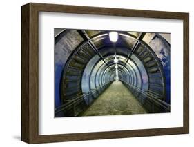 Pedestrian Bridge over the Freeway-Zholobov Vadim-Framed Photographic Print