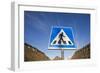 Pedestrian Crossing in Longyearbyen-Paul Souders-Framed Photographic Print