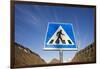 Pedestrian Crossing in Longyearbyen-Paul Souders-Framed Photographic Print