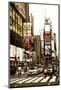 Pedestrian Crossing - Times Square - Manhattan - NYC - United States-Philippe Hugonnard-Mounted Photographic Print